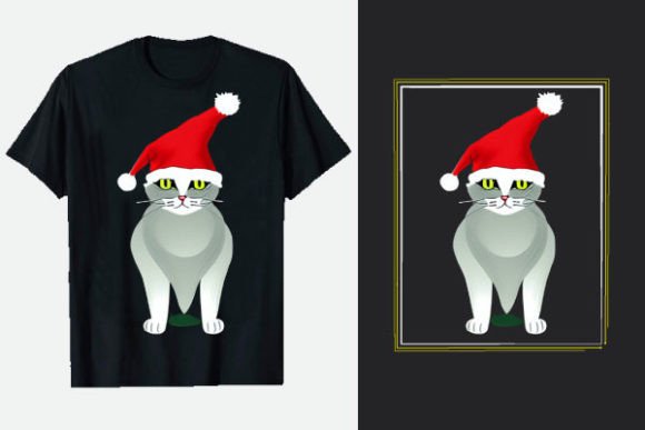 Christmas Cat Animals Merch T-Shirt Review