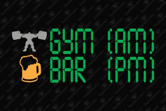 Funny Gym Workout Drinking Bar Design Review