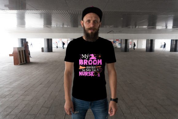 My Broom Broke Halloween T-shirt Design Review