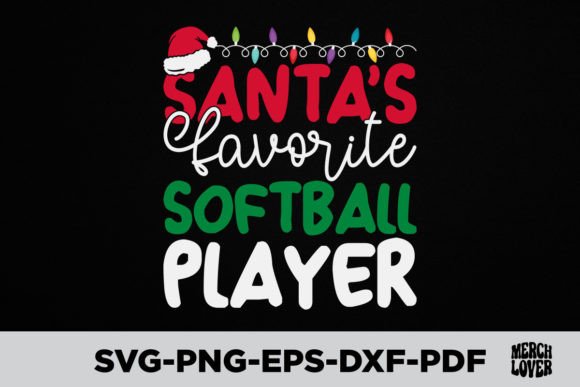 Santas Favorite Softball Player T-Shirt Review